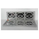 Two Light weight poly framed mirrors. Can hang