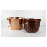 Metalworks planter pot holders or beverage