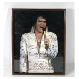 Elvis picture, framed 17x21