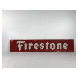 Advertising,  Firestone metal sign, needs