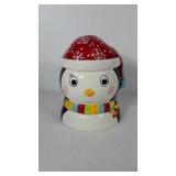 Penguin cookie jar, 9"