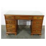Pennsylvania House double pedestal desk with