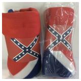 Two new confederate flag throw blankets