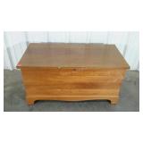 Cedar blanket chest, 22 x 44 x 22, wear as shown