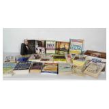 Book lot: recipe books,  Holy Bibe and Buble