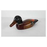 Wooden decoy duck, 13"