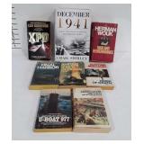 War Themed Books, one hardback