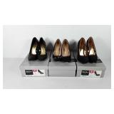 Three pairs of women