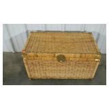 Wicker trunk, 20 x 36 x 20