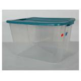 16 gallon storage tote with lid.