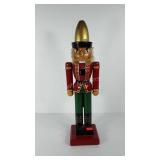 Christmas decor, wooden nutcracker, condition as