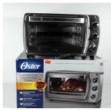 Oster convection oven with box, powers up