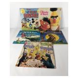 Vinyl records,  five children