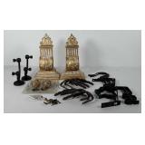 Hardware, includes wall sconces, finals, curtain
