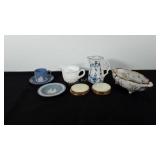 Mixed group, includes Limoges France dual handled