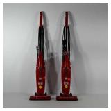 Two Dirt Devil Simpli Stik three in one vacuum,