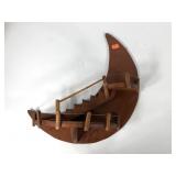 Vintage handcrafted stairway to heaven wall