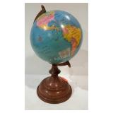 Desk globe, stands 11.5" high.