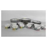 Nikko fine china set, Secret Garden, 37 pieces