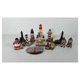 Lighthouse decor, includes lighthouses, snow