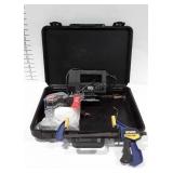 B&D Electric Jig Saw, Irwin Clamp, and pk of Dust