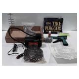 Mini Air Compressor power point powered, and Tire