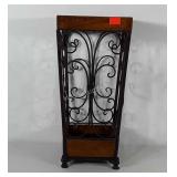 Decorative umbrella stand, 19" tall
