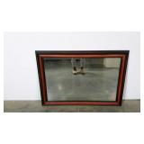 Wall mount mirror, fixed hardware for hanging, 30