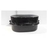 Enamel roasting pan, some surface wear