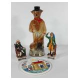 Decanters, Patrick Henry and John Hancock, both