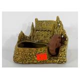 Shawnee ceramic mill planter, 6.5" × 4" × 5.5"