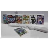 7 Wii games plus gun frame, Mario