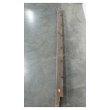 Tack rack, old wood beam, 74"