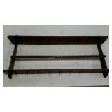 Wall hanging tea cup display. 37"×18"×5".