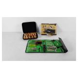 Tools, chisels, wood burning tool, and tool case