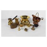 Metalwares, brass, copper and cast iron decor