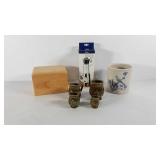 Kitchenwares, 5" bird crock, Gravity battery