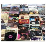 Vinyl records,  fifty plus albums, artist include