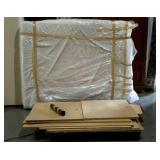 Queen size platform bed from the Bed Store,