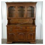 Temple Stuart server hutch, two pieces, 76" tall,