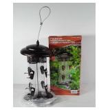 4-tube bird feeder with box, 17", seller code LW