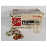 Ball Mason jars quart size, ten plus three sets