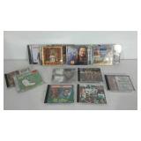 Group of CDs, some still in package, 14 total