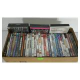 Group of DVDs, over 30 titles including Sex and