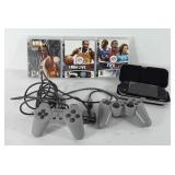 Games, includes playstation 3 games, PSP console