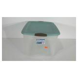 Sterilite 66 qt. plastic tote with lid