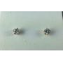 14k gold and diamond stud earrings 1/2 carat