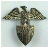 Spanish American war era hat badge US Army