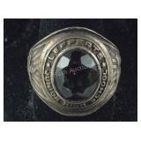 Sterling silver lefferts High School class ring