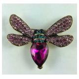 Austrian crystal brooch